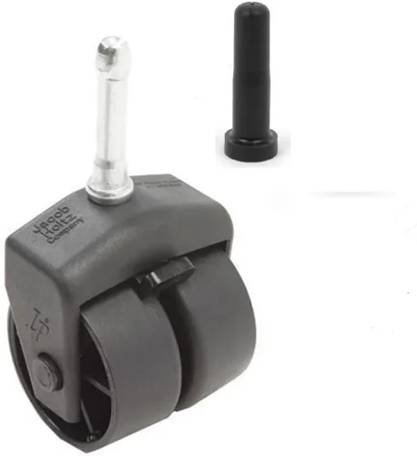 Set de 4 ruedas para marco de la cama, para trabar, con llaves de tubo.