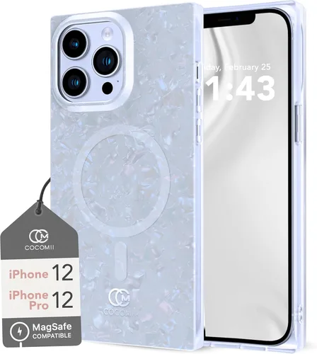 Vista 17 de Cocomii - Funda rectangular compatible con iPhone 12 Pro Max/13 Pro Max - Compatible con MagSafe, patrón de carey, estampado animal, funda para Negro