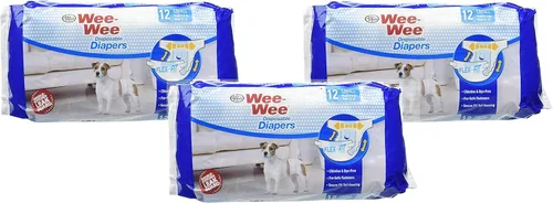 Four Paws Wee-Wee Products - Pañales desechables para perros (3 unidades)