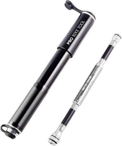 Vista 9 de Pro Bike Tool Mini Bike Pump - Compact and Portable Bicycle Tire Pump for Fast Inflation - Compatible with Presta and Schrader Valves - Lightweight