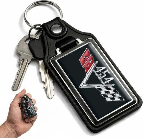 Vista 39 de Brotherhood Car Key Chain for Chevelle - Classic Models Keychain for Men and Women Gift Key Ring
