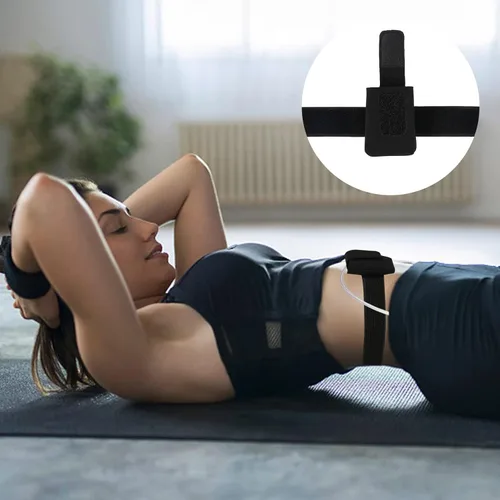 Vista 5 de Cinturón de cintura con soporte para bomba de insulina – Compatible con t:Slim/t:Slim X2 – Funda ajustable para bomba diabética – Cinturón de bomba