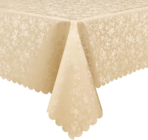 Vista 53 de Smiry Square Table Cloth, Waterproof Heavy Duty Vinyl Tablecloths, Wipeable Washable Table Cover for Kitchen and Dining Room (Baby Blue, 54" X 54")