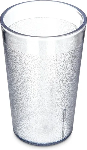 Carlisle FoodService Products Vaso apilable de plástico para restaurantes, catering, cocinas, plástico, 9.5 onzas, transparente, 1 unidad (paquete