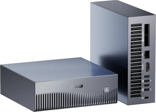 Vista 18 de Asus Ascent GX10-GG0010BN Computadora de escritorio con IA - ARM Cortex X925-128 GB - 1 TB PCI Express NVMe 4.0 x4 SSD - Gris estelar - NVIDIA GB10