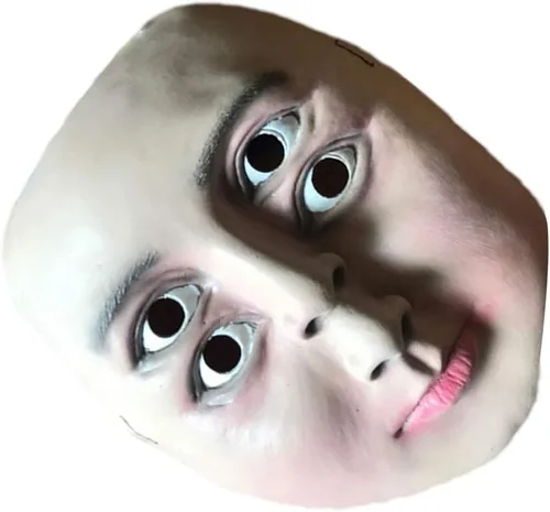 Vista 7 de Abaodam Máscara de terror de Halloween, máscara de ojos de Halloween, suministros de accesorios de cosplay