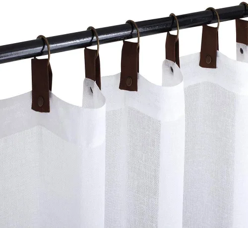 Vista 39 de Everyday Celebration Cortinas de ventana 100% opacas para puerta corrediza de ventana, cortinas opacas con forro térmico, cortinas con ojales