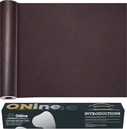 Vista 30 de ONine Reparación profesional de cuero para sofá, cinta de reparación de cuero de 3 x 60 pulgadas (cuero gris oscuro)