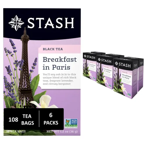 Vista 70 de Stash Tea Asian Pear Harmony Green Tea - Té de alta calidad con cafeína, verificado por proyecto sin OMG sin ingredientes artificiales, 18