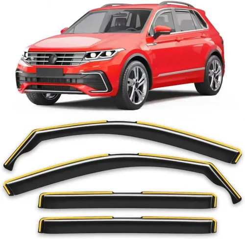 Vista 32 de protectores de lluvia en el canal para ventanas, compatibles con Chevy Express Van 1996-2026/GMC Savana 1996-2026, protectores de ventana extra