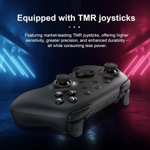 Vista 4 de 8BitDo Ultimate 2 - Controlador Bluetooth para Switch, Switch 2, PC y Windows, Controlador Switch Pro con joysticks TMR, gatillos táctiles/Hall