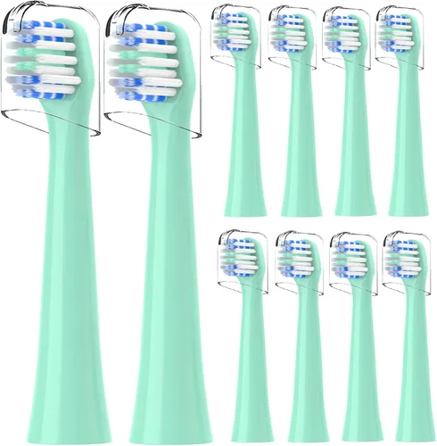 Vista 10 de Cabezales de repuesto compatibles con el cepillo de dientes Colgate Hum - Cabezales de repuesto compatibles con cepillo de dientes Hum Smart, negro