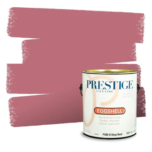 Vista 536 de Prestige Paints Pintura exterior e imprimación en uno, 1 galón, plano, coincidencia comparable de Valspar* Amber Rose*