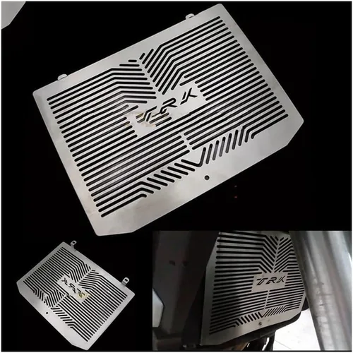 Vista 2 de Radiator Grille Guard Cover, Motorcycle Stainless Steel Radiator Grille Grill Cover Protector Guard for B&enelli TRK502 TRK 502