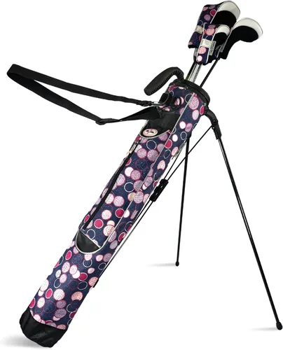 Vista 12 de Taboo Fashion Sunday Golf Bags for Women - Lightweight Golf Range Bag with Self Flexing Stand and Shoulder Strap for Driving Range, Par 3 or