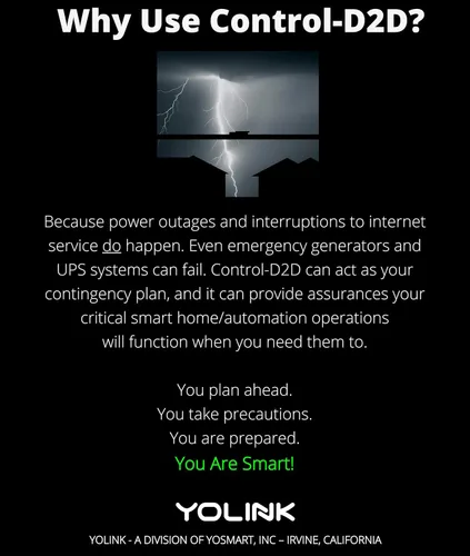 Vista 8 de YoLink LoRa - Sensores de movimiento inteligentes de rango inalámbrico de 1/4, detector de movimiento para interiores, Alexa, IFTTT, asistente