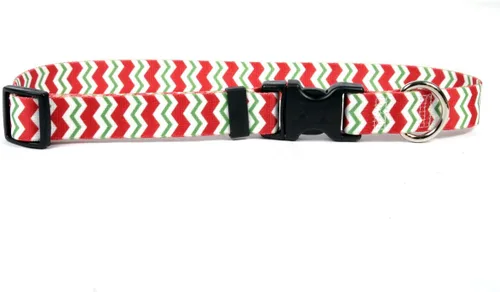 Vista 5 de Yellow Dog Design Collar de perro Chevron-Lime de 3/4 pulgadas de ancho y se adapta a cuellos de 10 a 14 pulgadas, pequeño