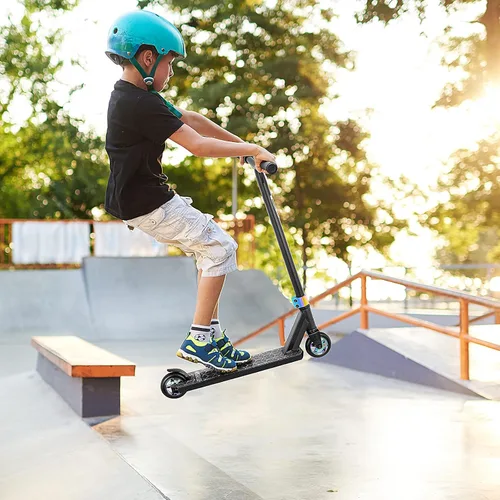 Vista 7 de V2 Pro Trick Scooters, scooter de acrobacias para niños de 6 a 12 años y adolescentes – Scooter completo para principiantes e intermedios