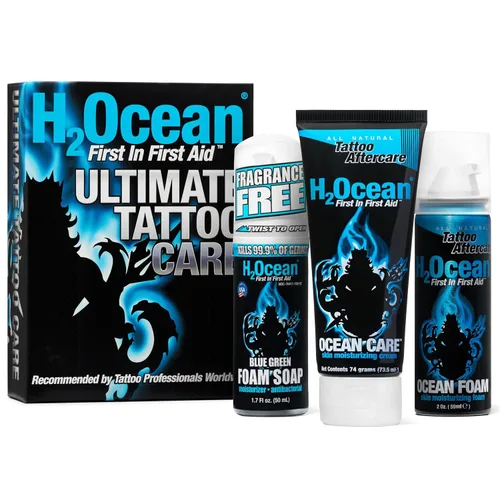 Juego H2Ocean de cuidado de tatuajes, 6.2 onzas