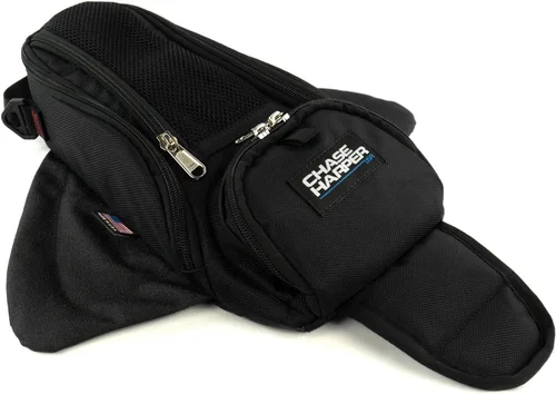Chase Harper USA 1602M Black Manta X2 - Bolsa magnética para tanque - Resistente al agua, resistente al desgarro, nailon balístico de grado
