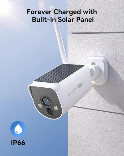 Vista 3 de Swann MaxRanger4K - Cámaras de seguridad solares 4K inalámbricas