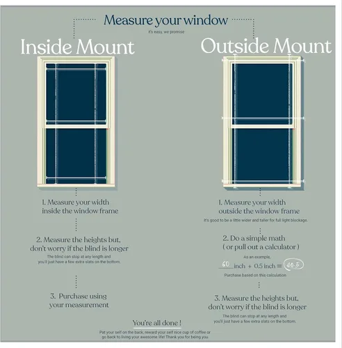 Vista 6 de Mood Mini persianas Persianas de 12 pulgadas para ventanas Tratamiento de ventana de vinilo inalámbrico de 1 pulgada Blanco premium 12 x 72