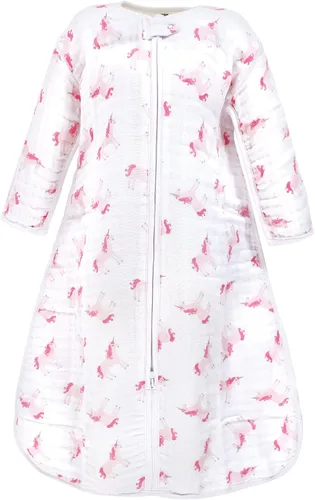 Vista 20 de Hudson Baby Saco de dormir unisex de muselina de manga larga para bebé, manta portátil, saco de dormir