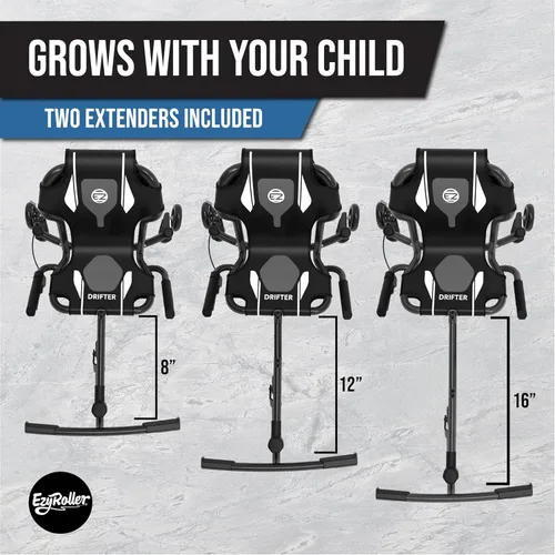 Vista 3 de EzyRoller Nuevo juguete Drifter-X Ride on para mayores de 4 años, hasta 150 libras. - Negro
