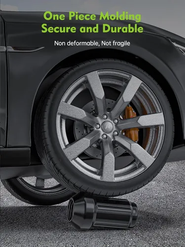 Vista 4 de AUTOPTIM 20 tuercas estriadas 1/2-20 – Reemplazo para Jeep Wrangler 1987-2018, Jeep Liberty 2002-2012, rueda Grand Cherokee 1993-2010 de repuesto