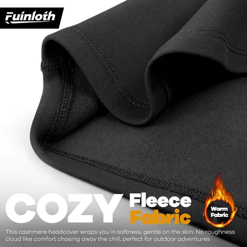 Vista 7 de Fuinloth Pasamontañas de esquí Pro, para clima frío, resistente al viento, térmico, para hombres y mujeres