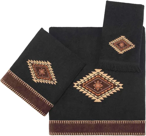 Vista 14 de Avanti Linens - Toalla de dedos, toalla de algodón 100% suave y absorbente, decoración floral para el hogar (jardín de primavera)