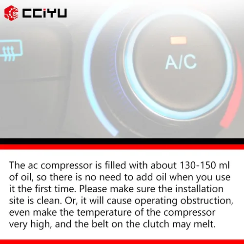 Vista 7 de cciyu Air Conditioning Compressor 2000-2014 for GMC Yukon 5.3L Fit for Cadillac Escalade 5.3L 2002 AC Pump