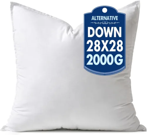 Vista 10 de MIULEE Almohada decorativa de plumón alternativo de 12 x 16 pulgadas, almohada decorativa de 12 x 16 pulgadas, cama corporal para dormir