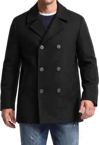 Vista 12 de Nautica Peacoat de mezcla de lana para hombre 2-Caviar