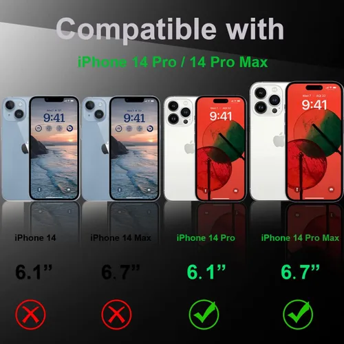Vista 4 de [3+1] Compatible con iPhone 14 Pro y iPhone 14 Pro Max, protector de lente de cámara de vidrio templado 9H, anillo individual de metal, cobertura