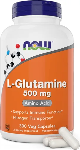 Vista 10 de NOW Foods L-Glutamina 500mg - 120 ct (Paquete de 2)