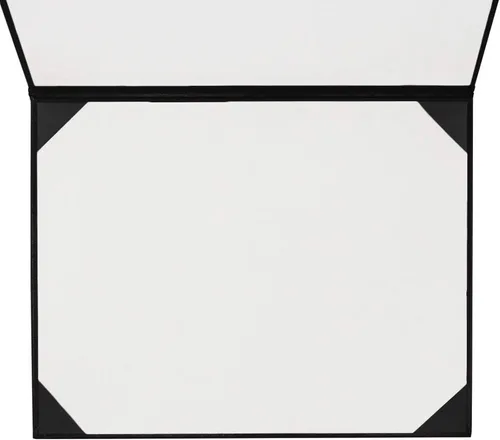 Vista 4 de GraduationMall Cubierta impresa para diploma para certificado 8.5 x 11 pulgadas, color negro, paquete de 1