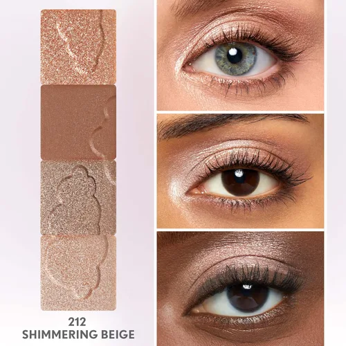 Vista 6 de Sombra de ojos en color limpio y fresco, brillo beige, COVERGIRL