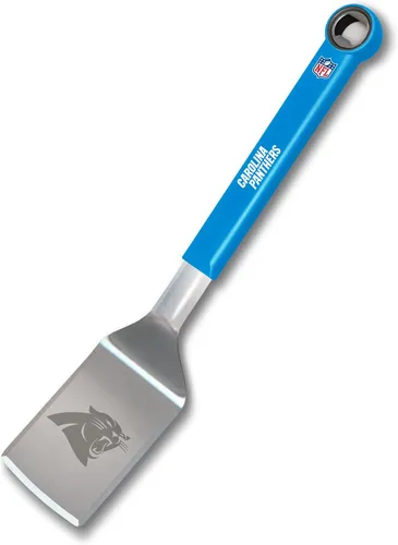 Vista 23 de YouTheFan NFL - Espátula para barbacoa de acero inoxidable con abrebotellas