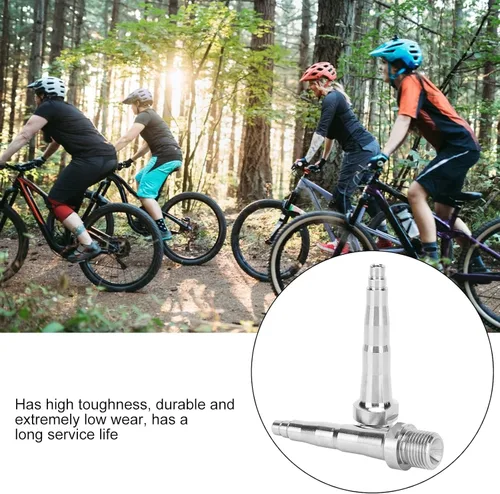 Vista 3 de Pedal de bicicleta Eje de eje de pedal de bicicleta Eje de aleación de eje de repuesto para (3.071 in)
