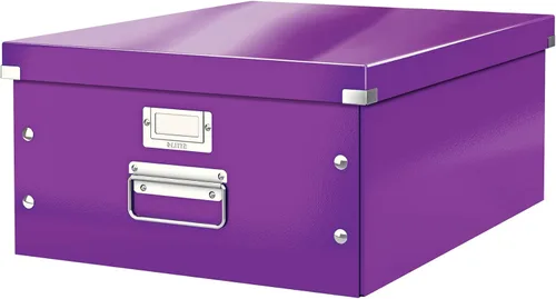 Vista 32 de Leitz Caja de almacenamiento A5, gama Click and Store 60430001 - Pequeña caja organizadora negra A4 Negro