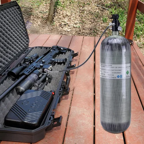 Vista 7 de Rosca M18 × 1.5 4500psi (sin reducción de presión) Válvula de estaciones de llenado de paintball Tanque de PCP Tanque de buceo Válvula de carga