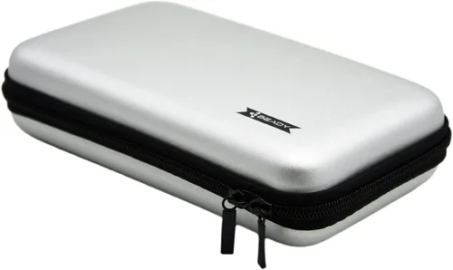 Vista 5 de BEADY Carrying Case for Nintendo NEW3DS XL, NEW3DS LL, 3DS XL, 3DS LL Storage case Console Storage case Silver Gray