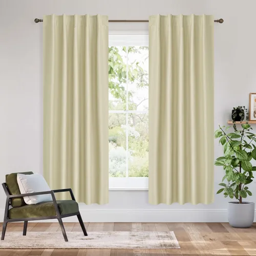 Vista 157 de RYB HOME Cortinas 100% opacas para autocaravana, aislamiento térmico, oscurecimiento total de la habitación, cortinas reductoras de ruido