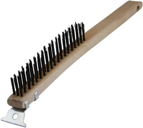 Vista 9 de Warner Manufacturing Juego de 3 cepillos de alambre mini, nylon, acero y latón, 10481