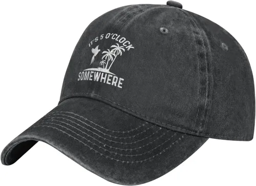 Vista 2 de 5 Oclock Somewhere Hat It is 5 Oclock Somewhere Hat Sombrero Mujer Gorra de béisbol Cool Hats