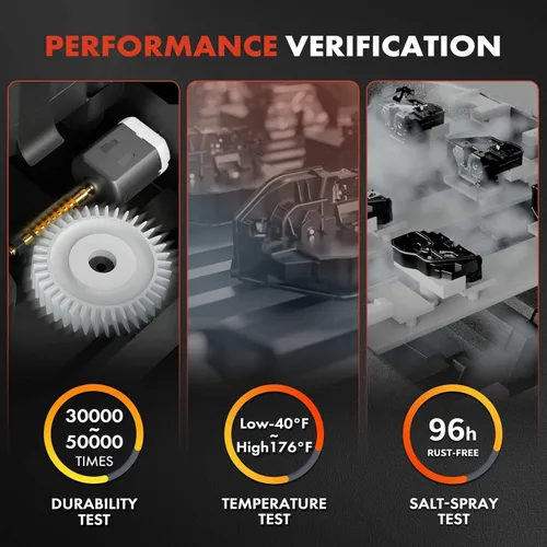Vista 4 de A-Premium Actuador de pestillo de puerta trasera compatible con Toyota Sequoia 2001-2007 Sport Utility, actuador de pestillo de bloqueo de puerta