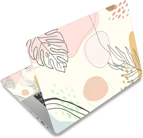 Vista 48 de Adhesivo para laptop de 12.1-15.6 pulgadas, calcomanía reutilizable universal de vinilo para laptop, protector de arte impermeable en color panal