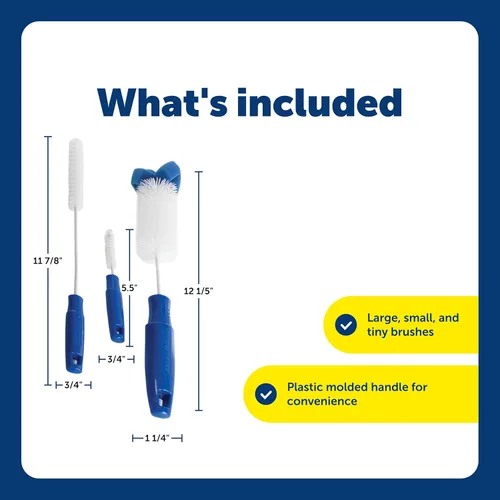 Vista 3 de Set de limpieza para fuente de mascotas de Drinkwell, Azul