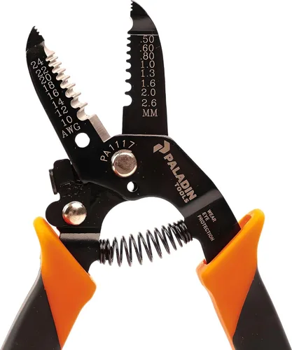 Vista 2 de Paladin Tools PA1123 - Paquete de pelacables, 22-10 AWG y 30-20 AWG (naranja, 22-10 AWG)
